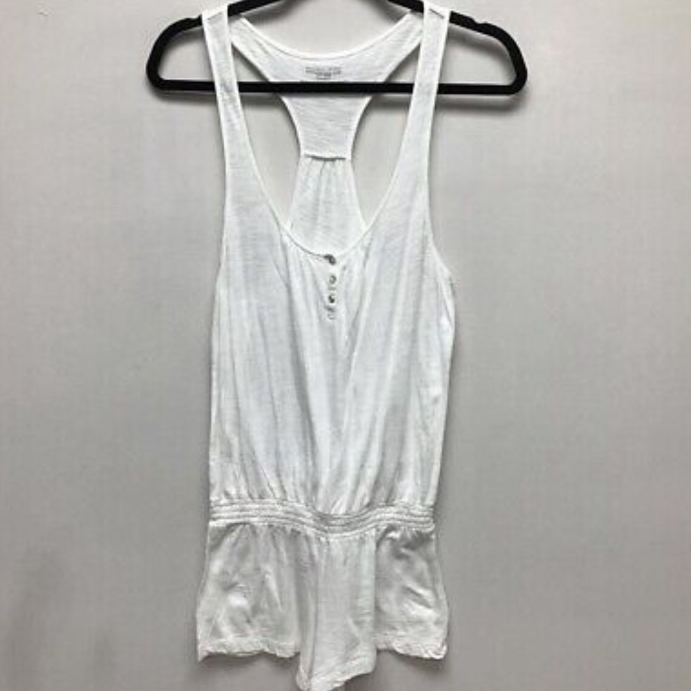 Victorias Secret white sleeveless Romper